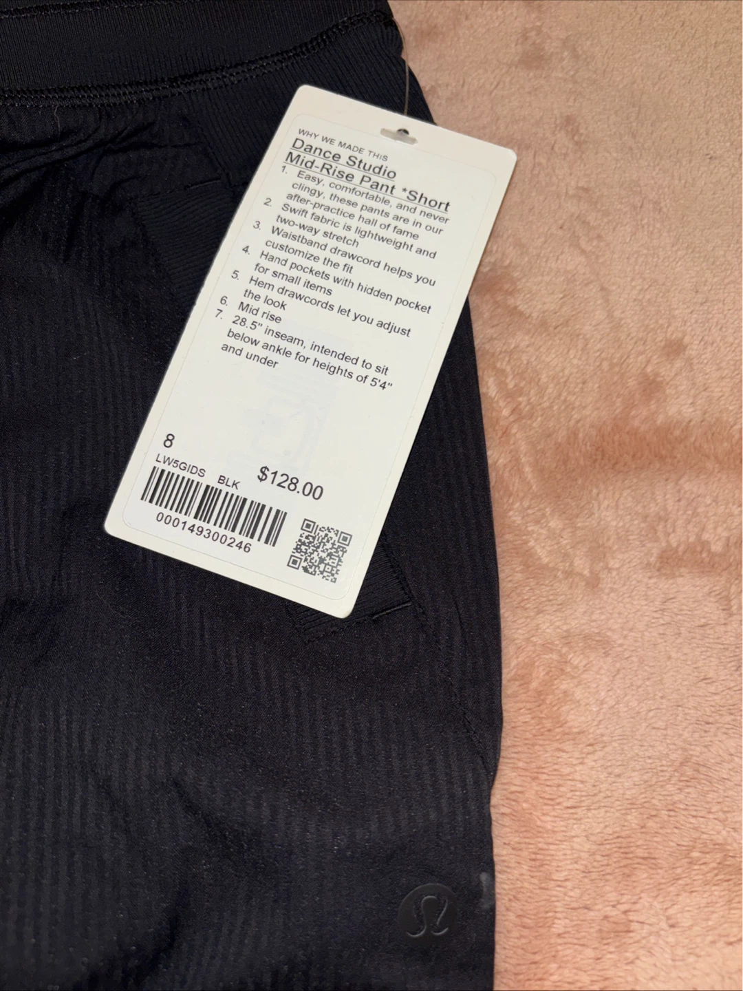 Lululemon Dance Studio Mid-Rise Pant Black Size 8 - photo 2
