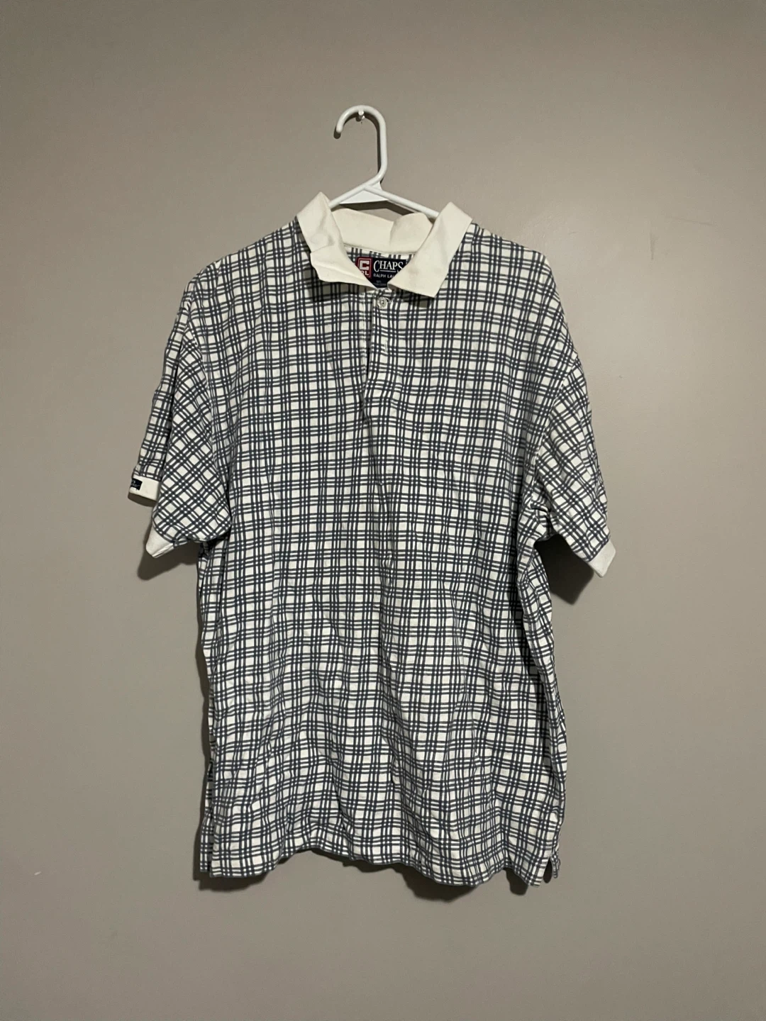 Chaps Ralph Lauren Plaid Polo Shirt