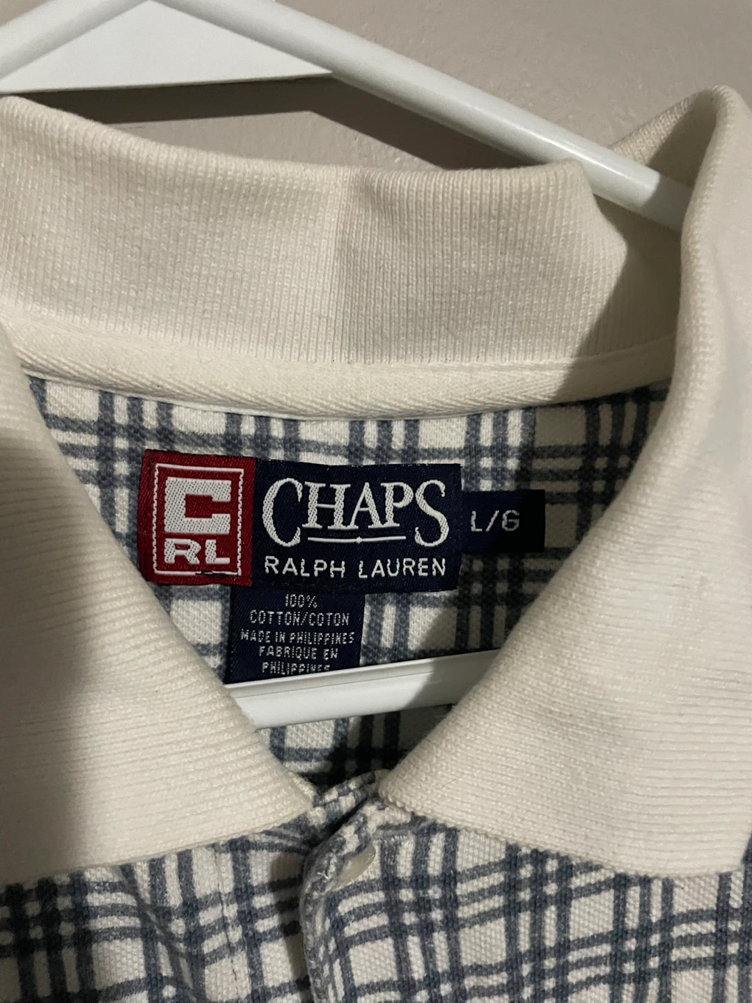 Chaps Ralph Lauren Plaid Polo Shirt - photo 2