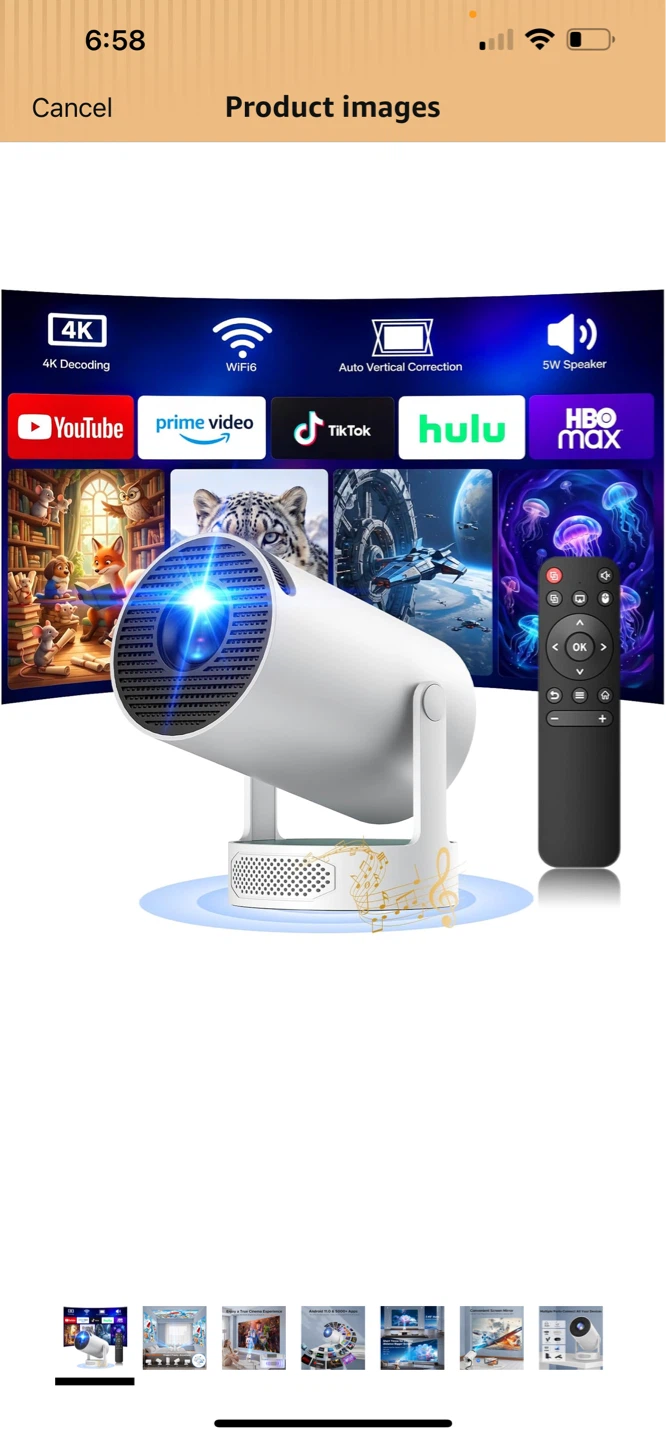 Mini Projector with WiFi and Bluetooth - photo 2