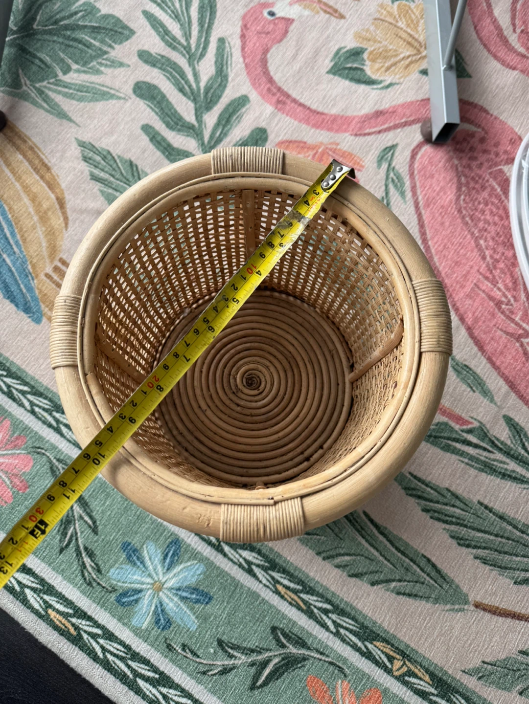 Rattan plant pot holder - photo 2