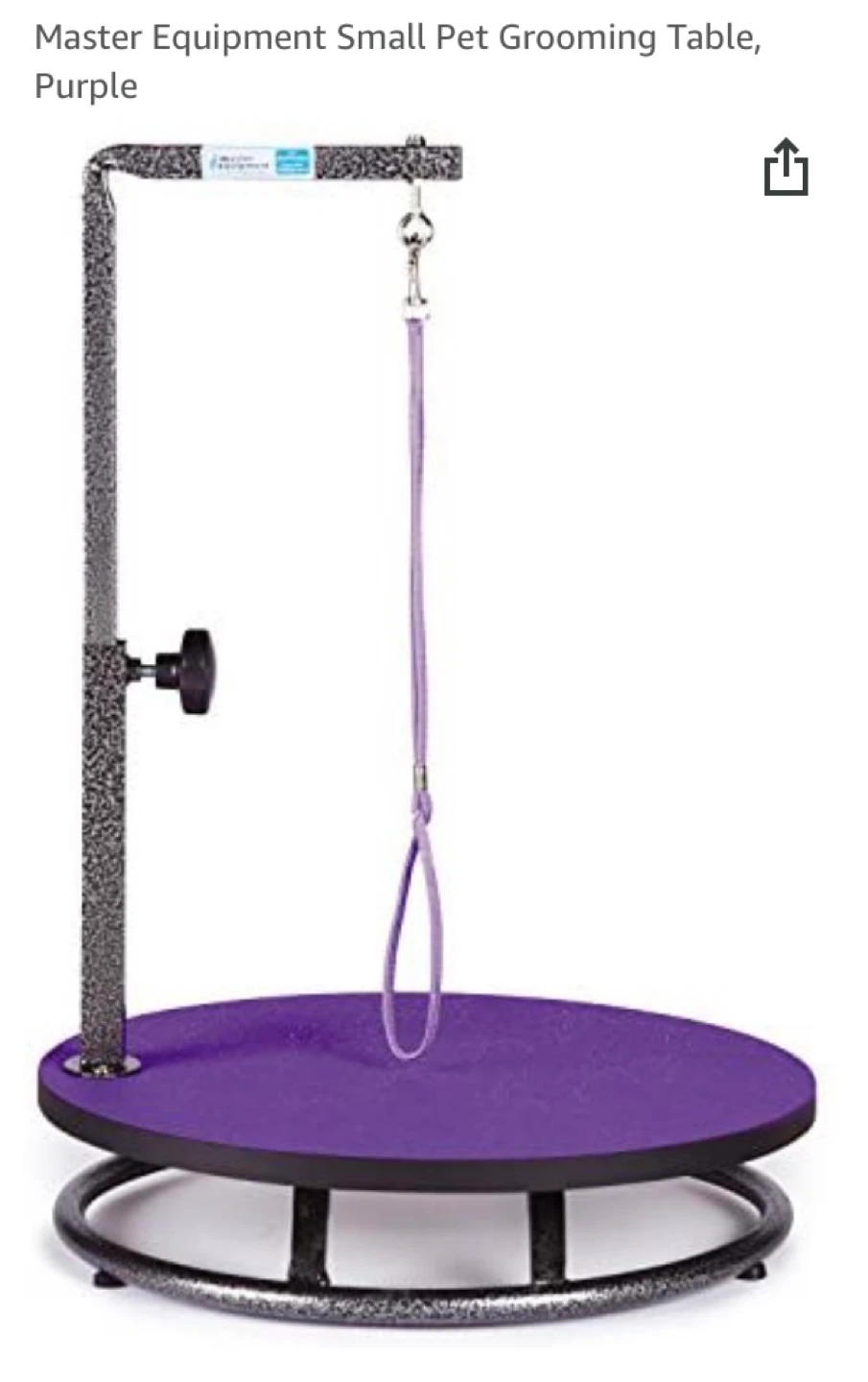Master Equipment Small Pet Grooming Table - Purple