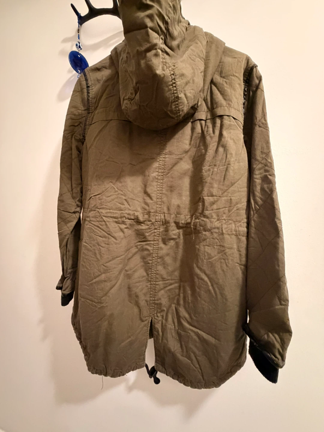 GARAGE Utility Parka Jacket - Khaki - Size M - photo 2