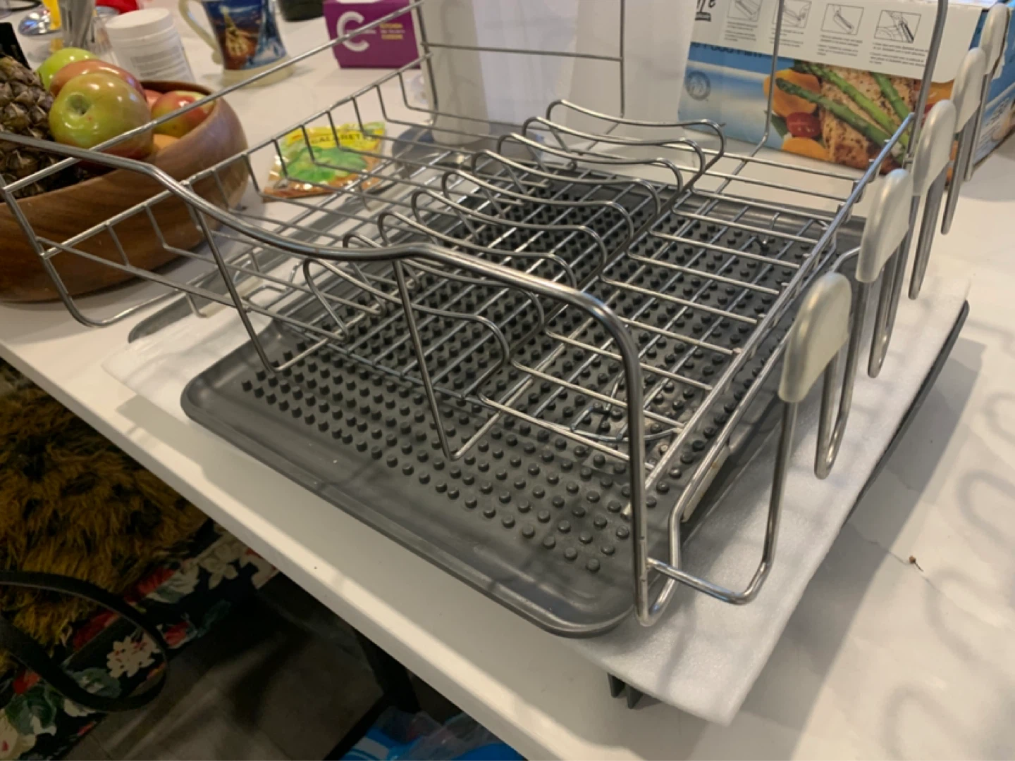 Stainless Steel Dish Rack with Tray