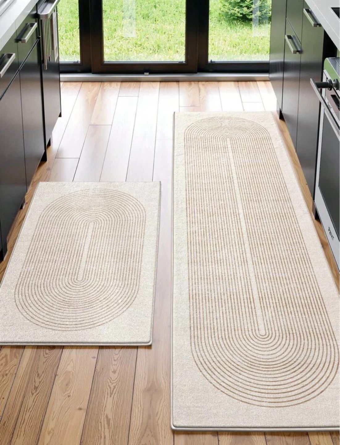 2 pc Non-Slip Bottom Comfortable Are Rug