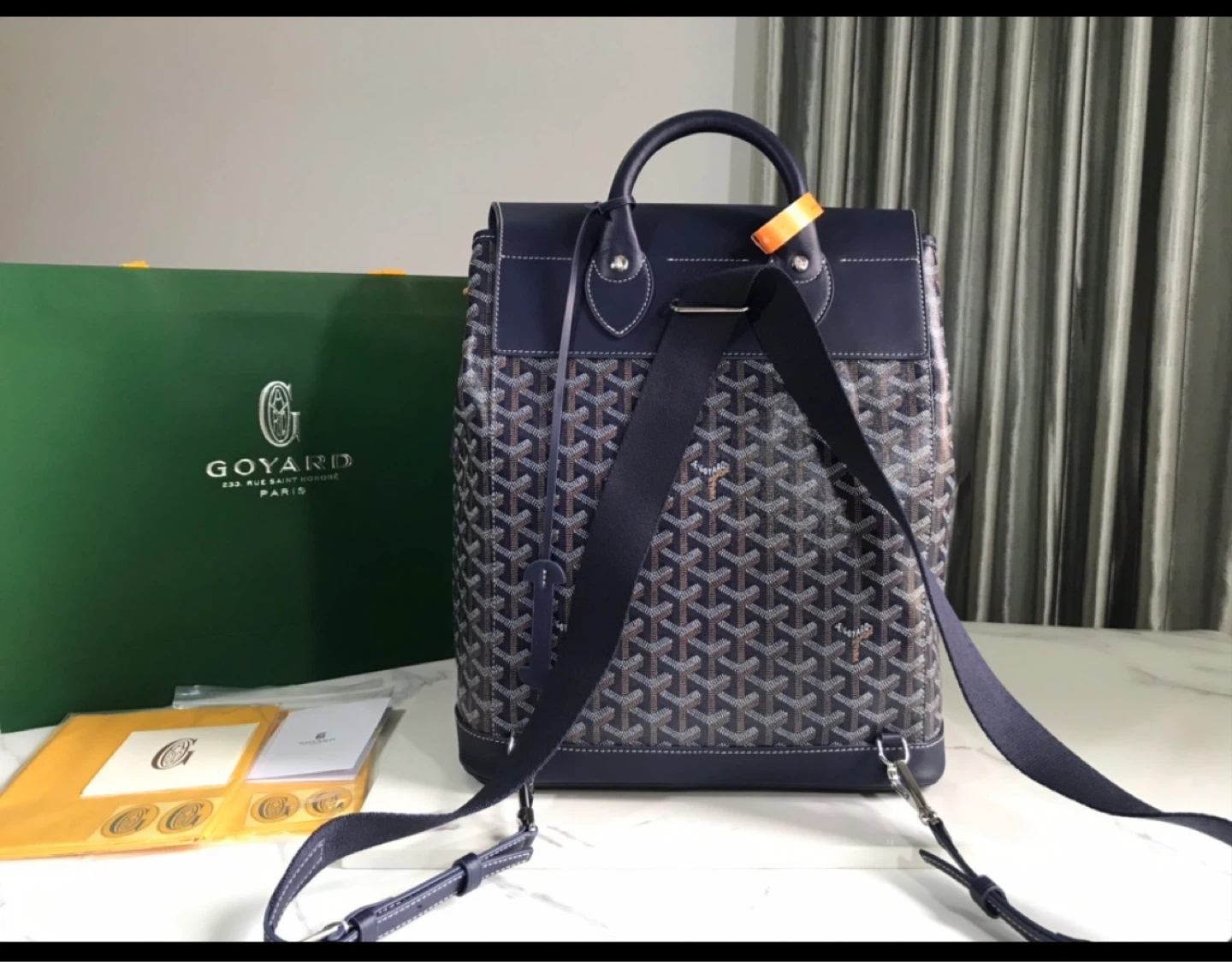 Goyard Cisalpin Blue Backpack - photo 2