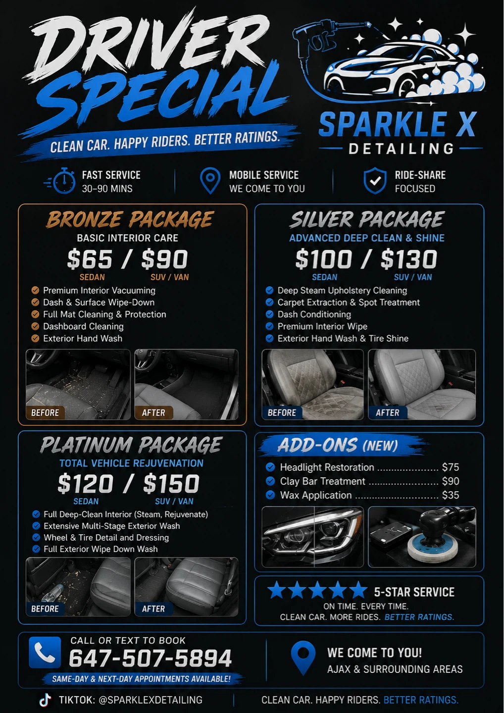Drivers special detailing