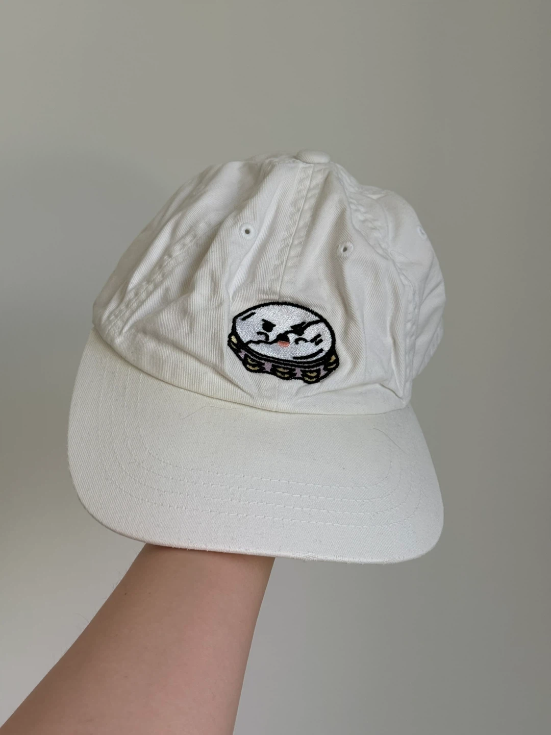 Tambourine White Cotton Baseball Cap