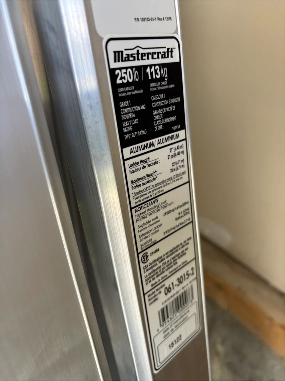 Mastercraft Portable Multi-Position Ladder - photo 2