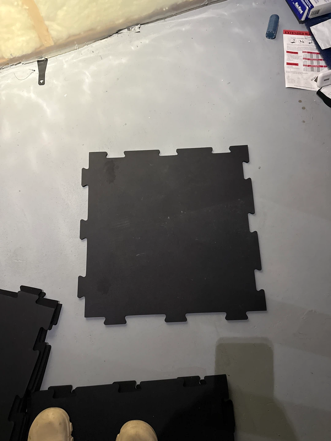 FitFloor Interlocking Floor Tiles - 2'x2' - Black - photo 2