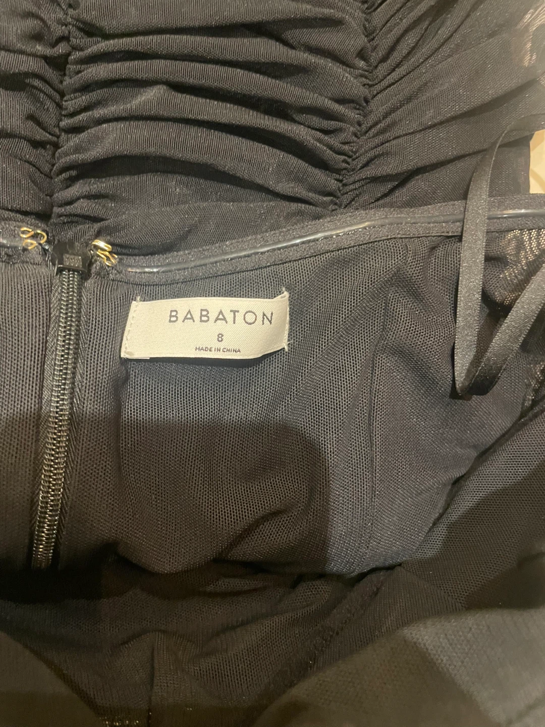 Babaton size 8 black dress - photo 3