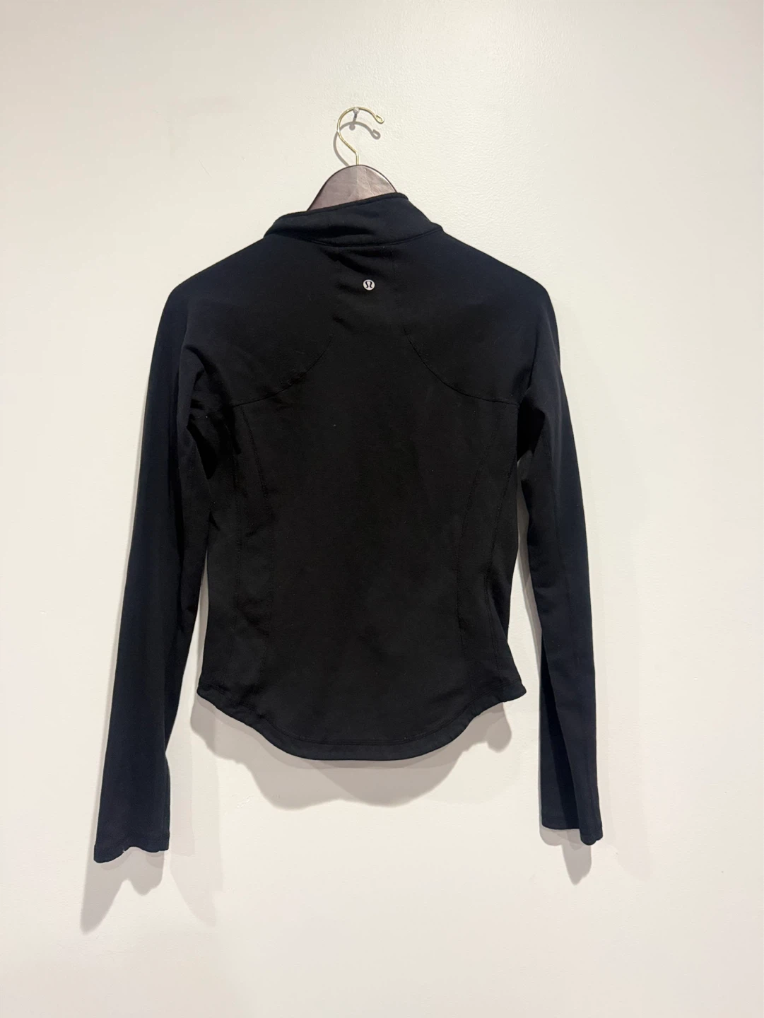 Lululemon Black Zip-Up Jacket cropped - photo 3