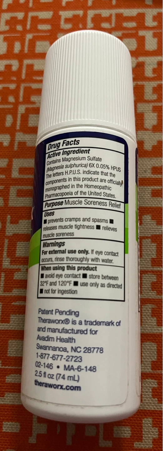 Theraworx Relief for Muscle Cramps Roll-On - photo 2