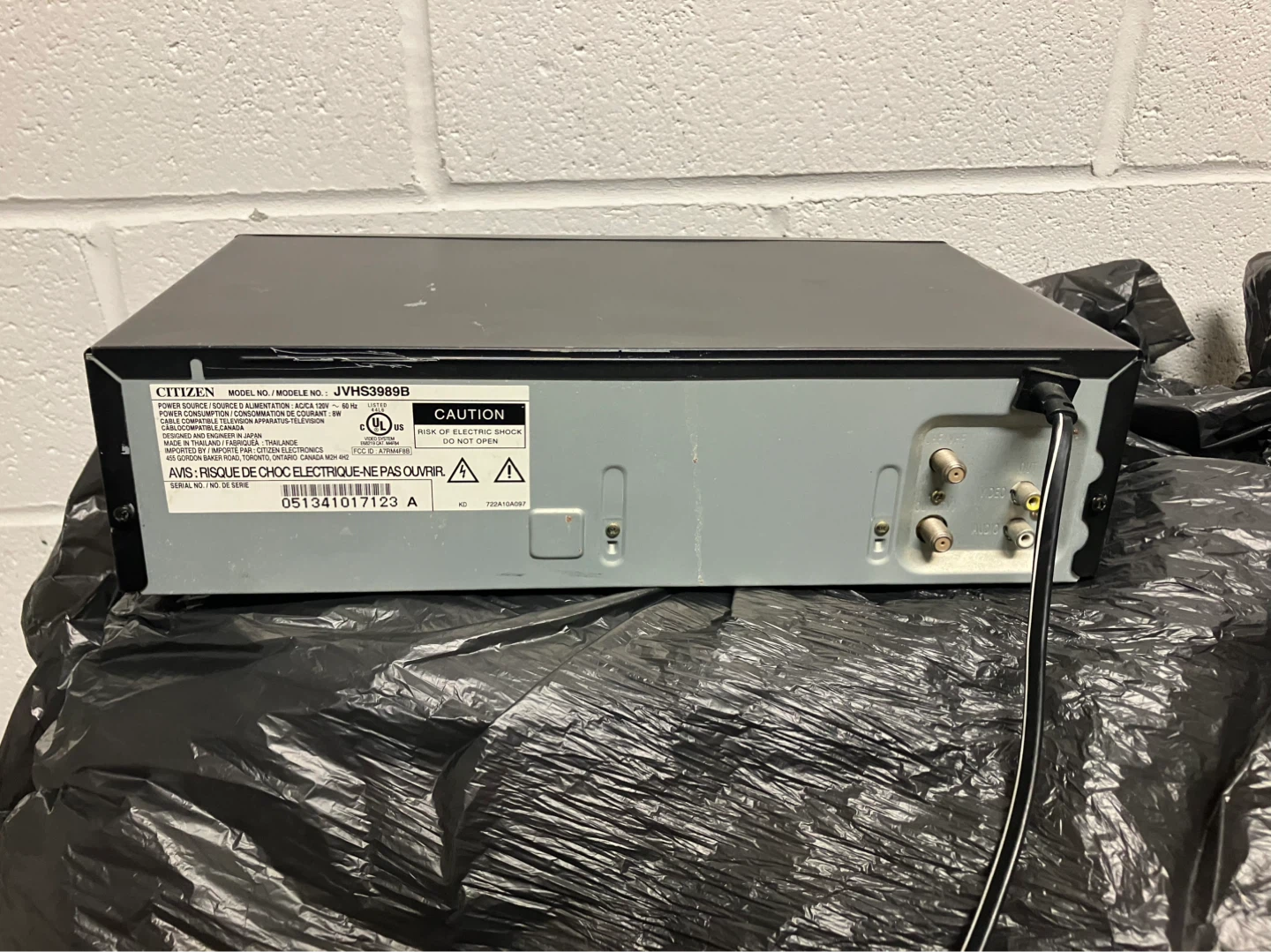 VCR 4 head tested & working - photo 2