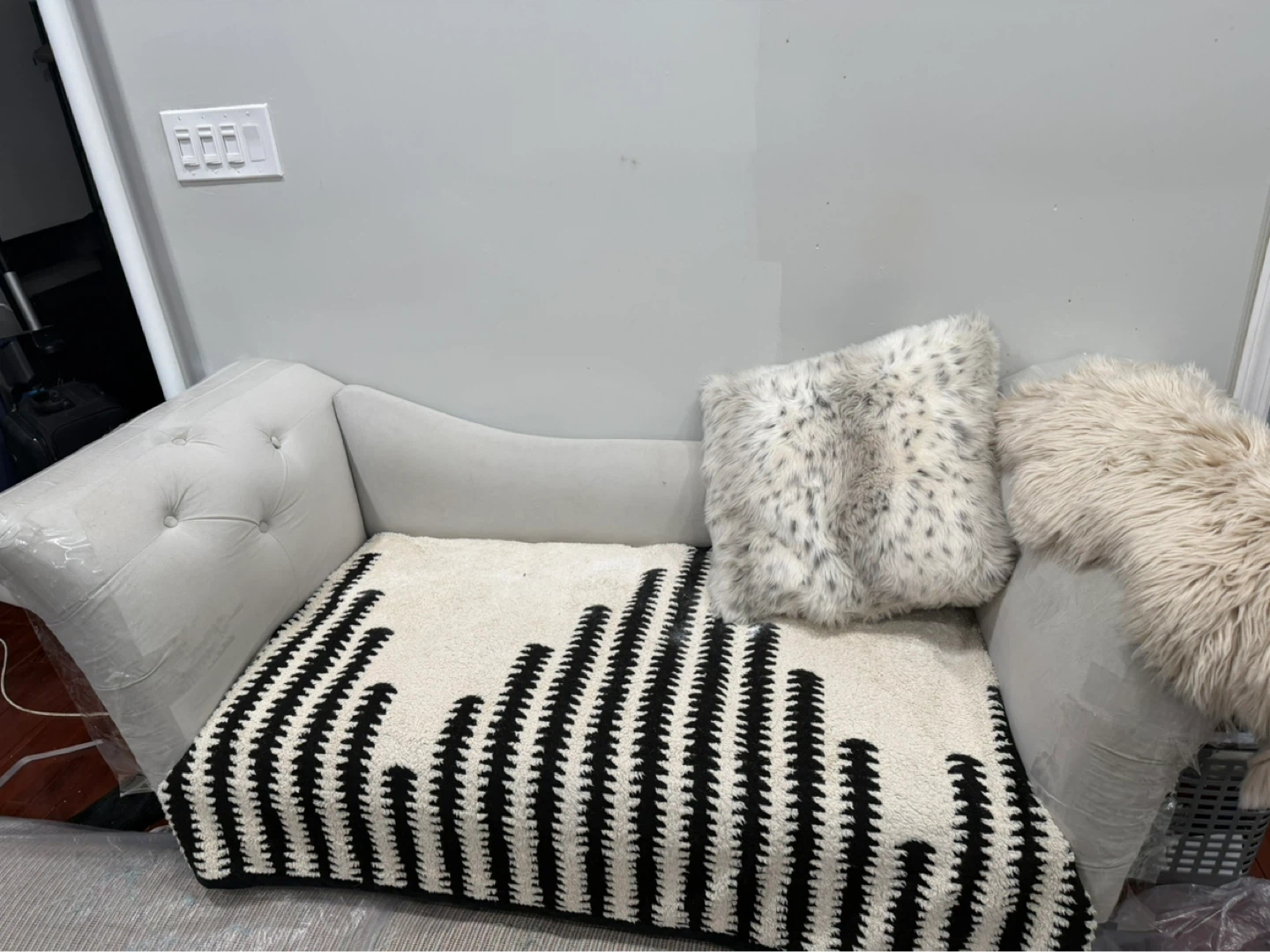 White sofa