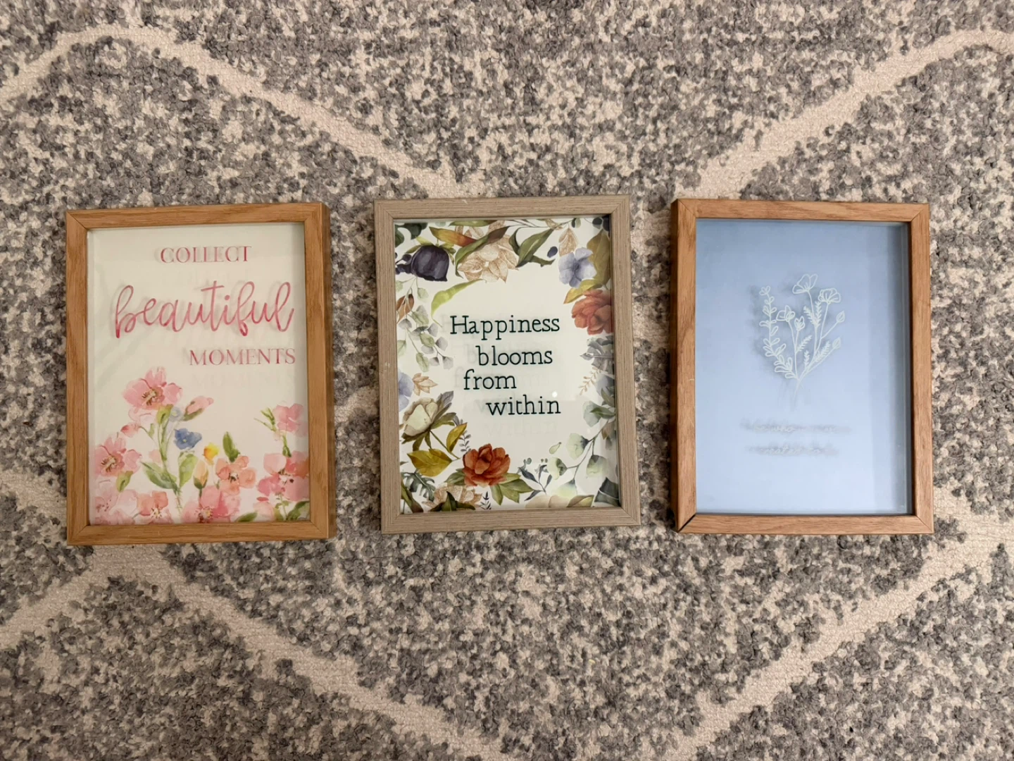 Set of 3 Decorative Wall Frames