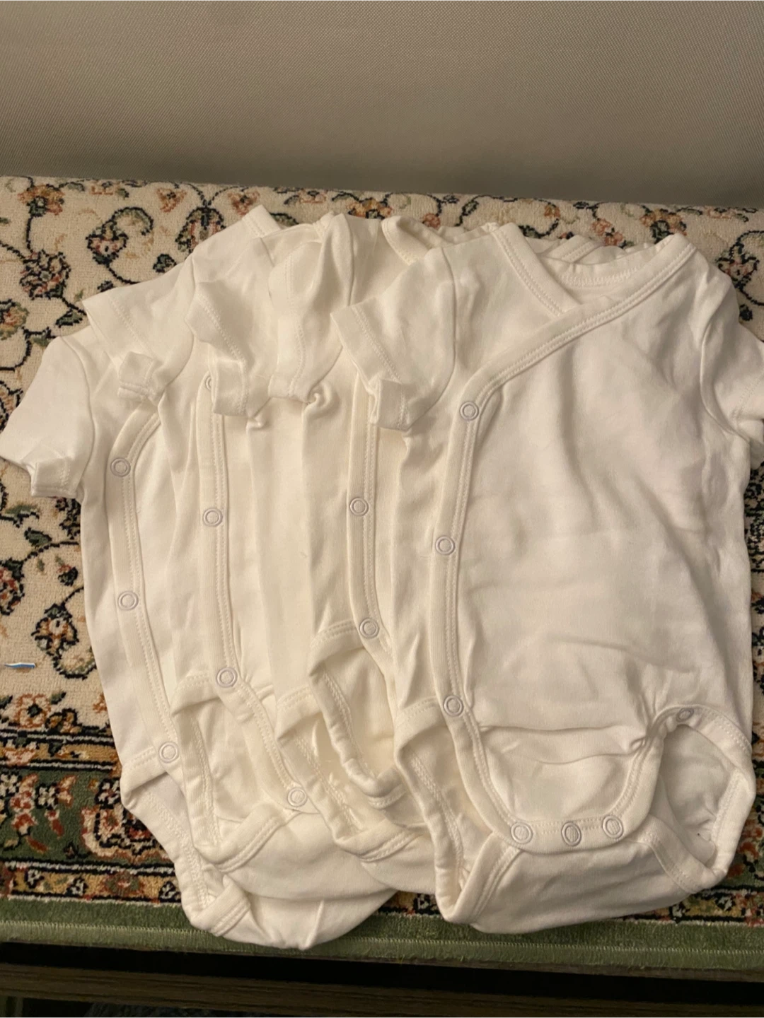 H&M Baby Bodysuits - White - 1-2 Months (Pack of 5)