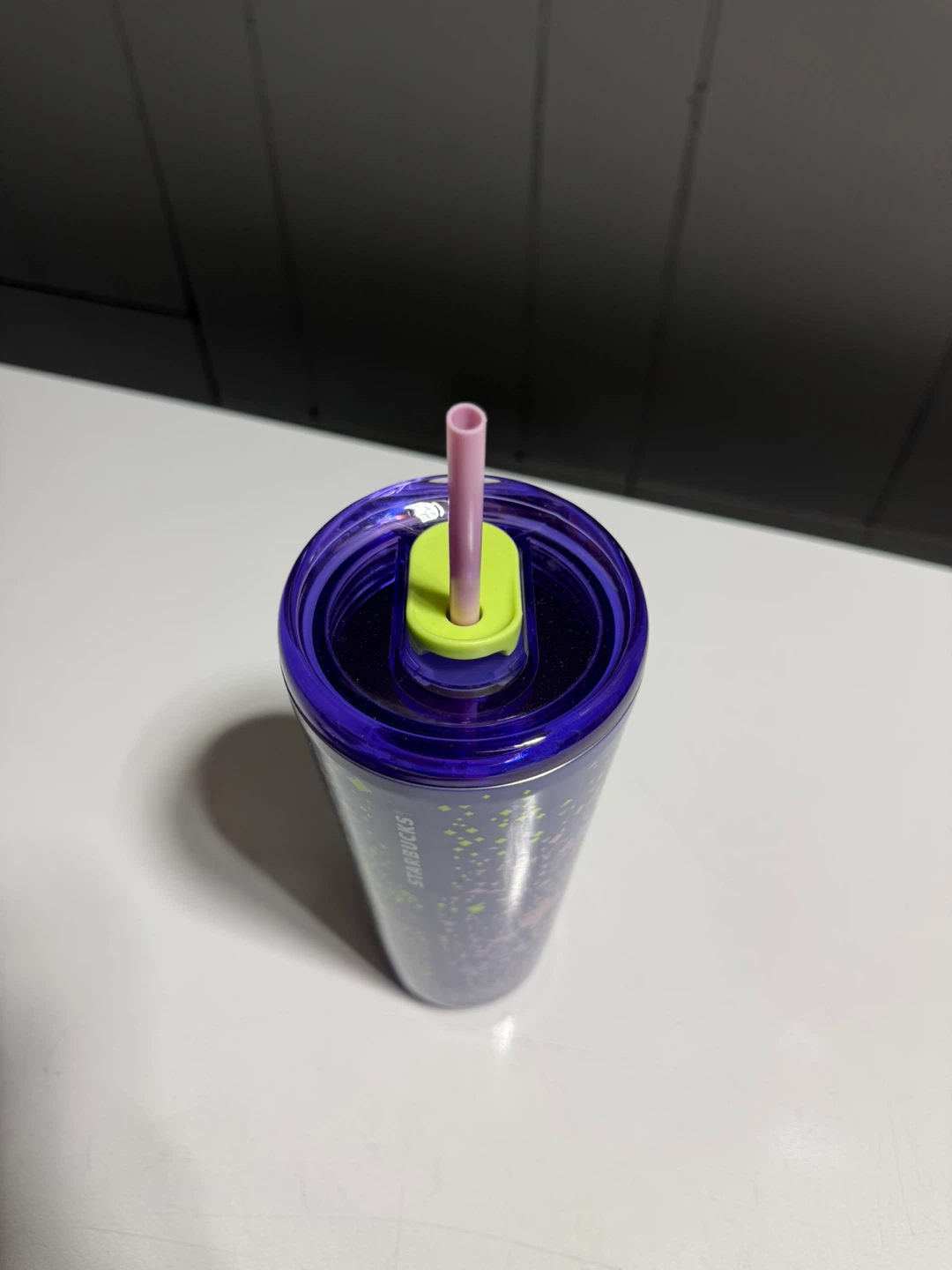 Starbucks Purple Confetti Cold Cup Tumbler With Straw - photo 2