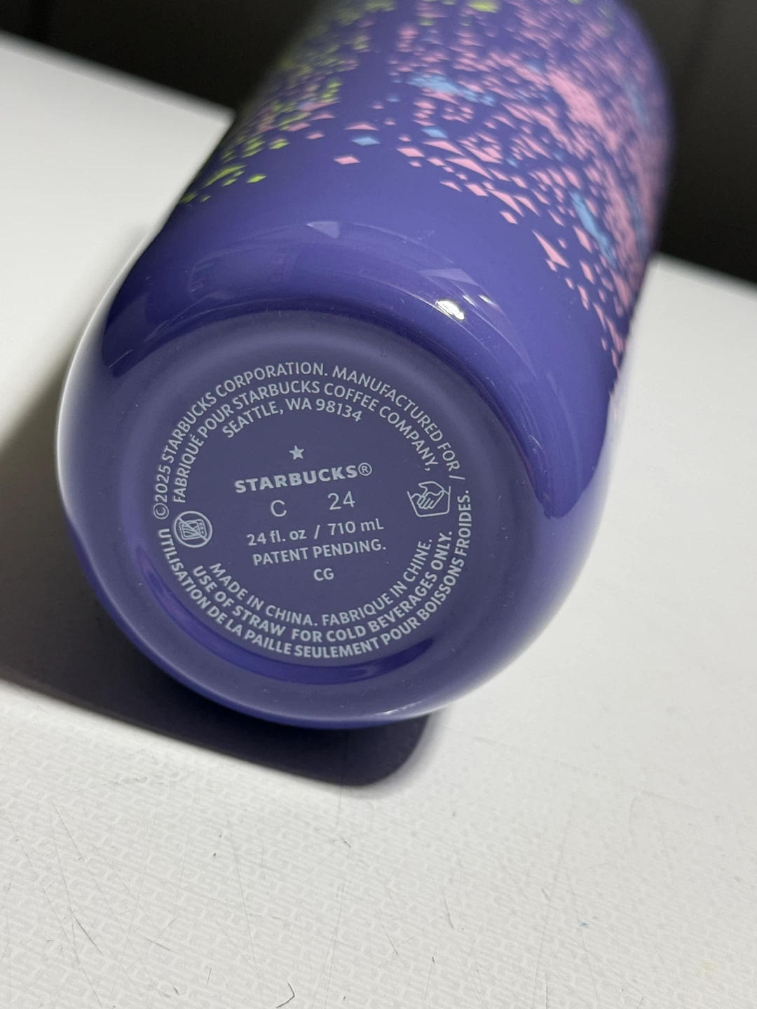 Starbucks Purple Confetti Cold Cup Tumbler With Straw - photo 3