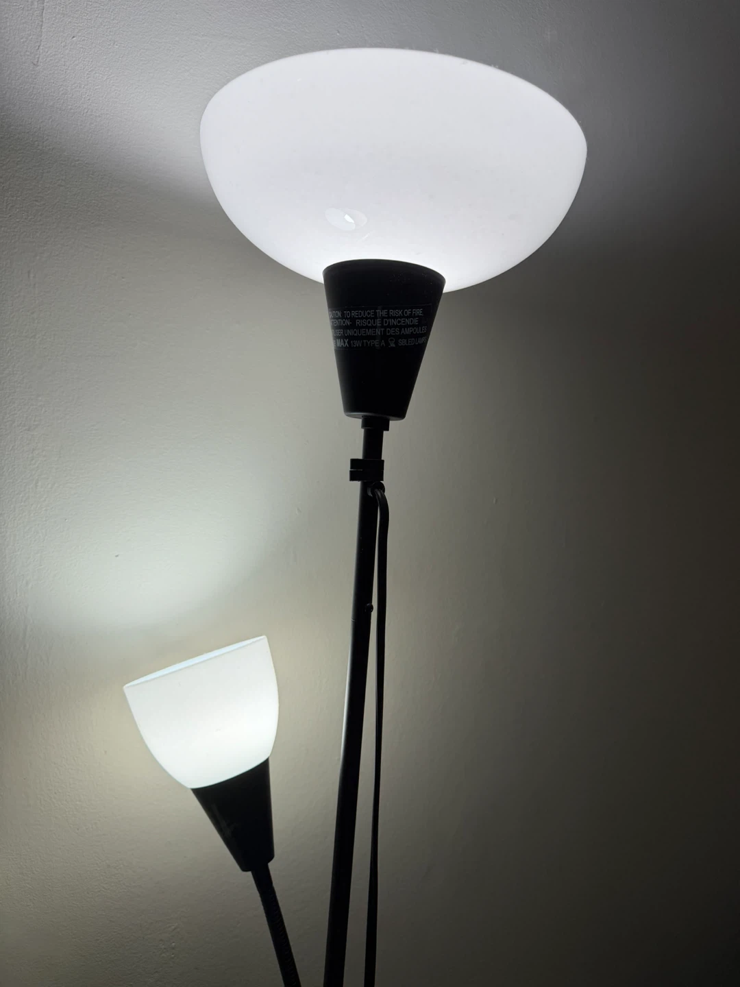 IKEA TÄLGARP Floor Uplighter/Reading Lamp - Black - photo 2