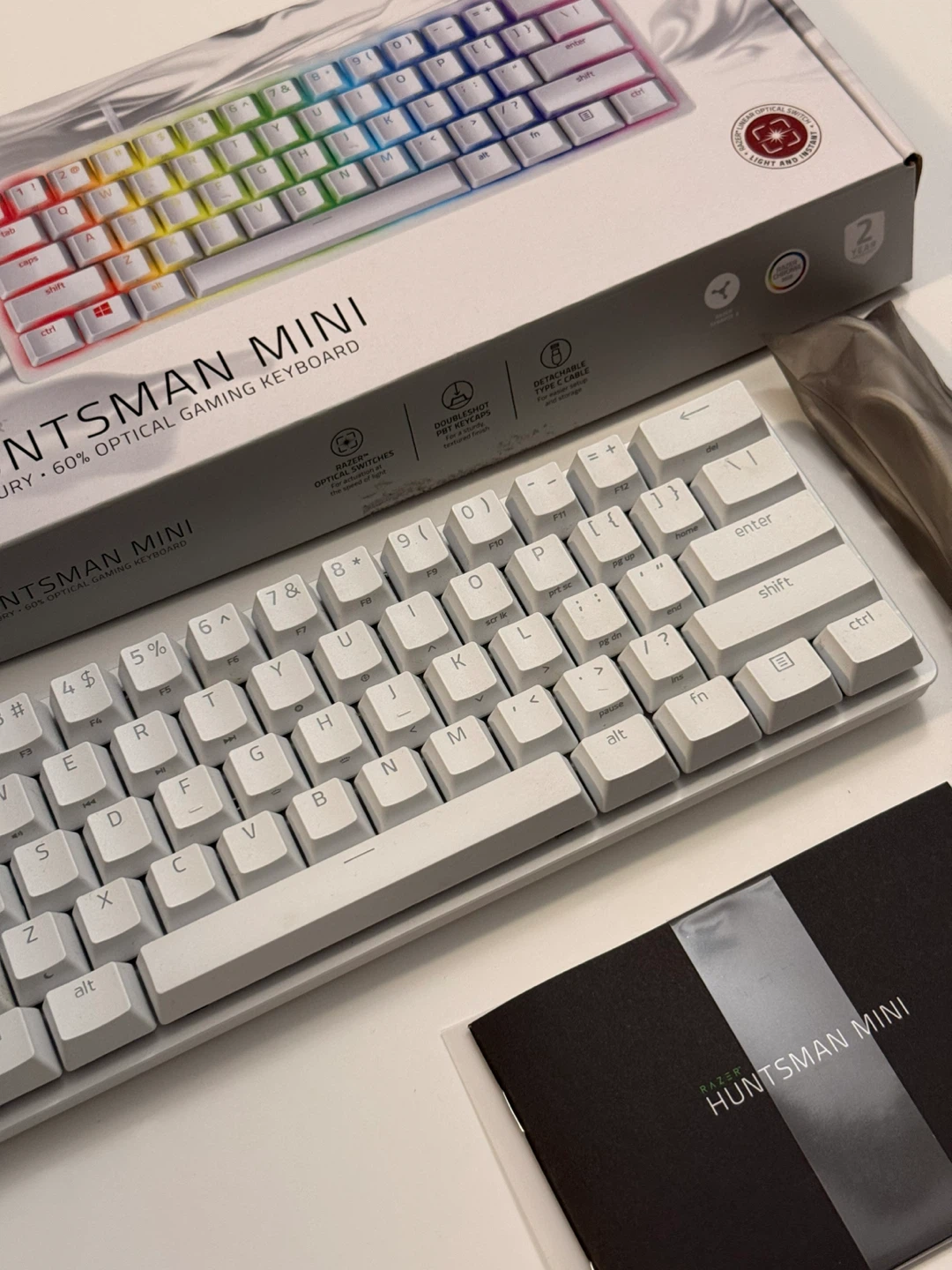 Razer Huntsman Mini Mercury 60% Optical Gaming Keyboard - photo 2