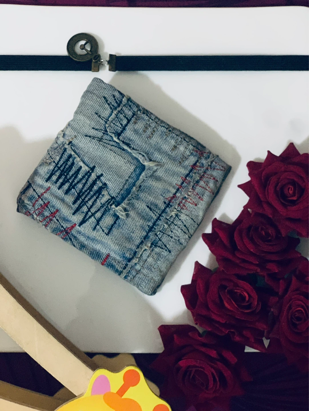 Denim Pencil Case Pouch - photo 2