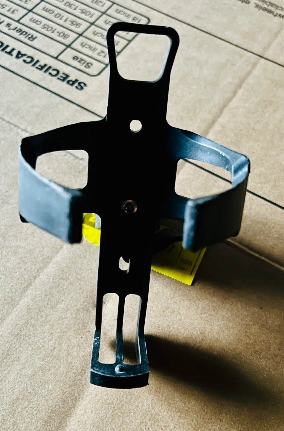 Black Bicycle Water Bottle Cage with Mount - photo 3