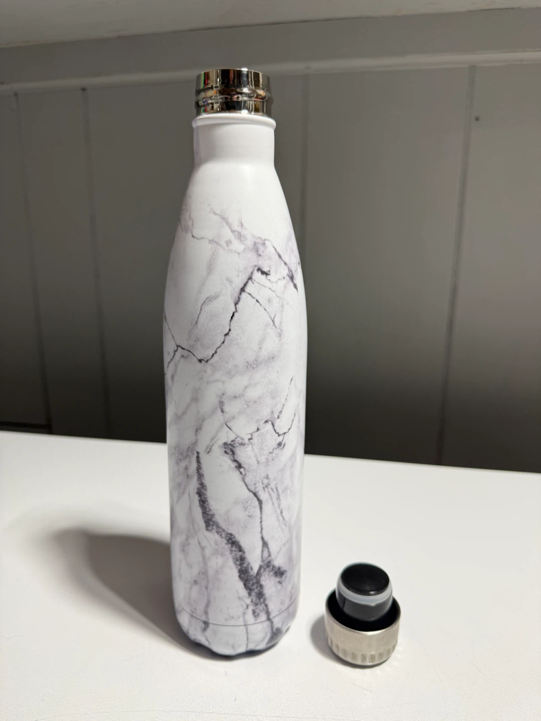 Insulated Stainless Steel Water Bottle 750ml – New Marble Design - photo 3