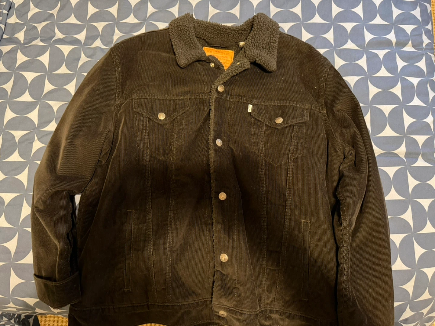 Levi Strauss & Co. Corduroy Sherpa Lined Trucker Jacket