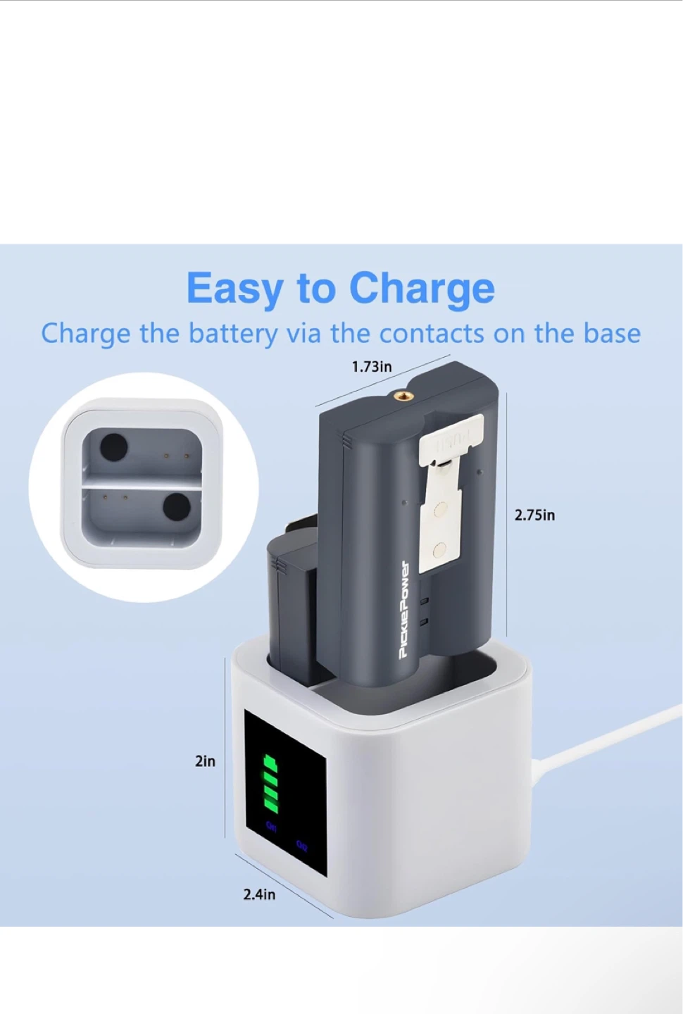 Ring Doorbell Battery & Charger Kit - photo 3