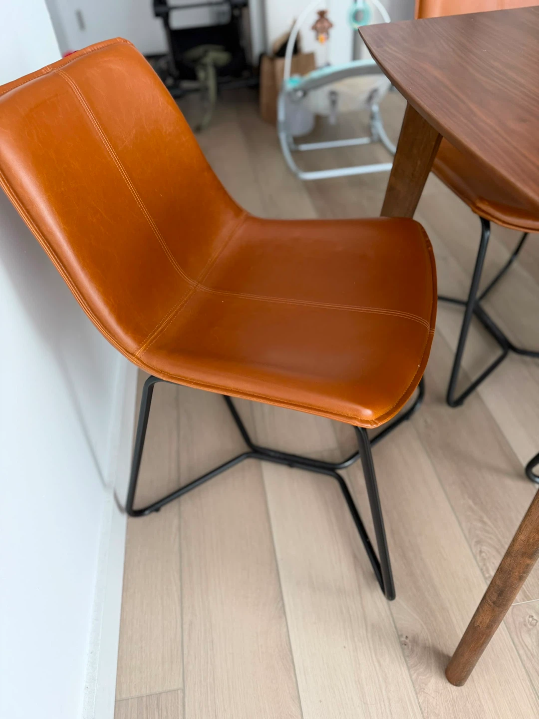 Wood Dining Table with 4 Chairs - photo 5