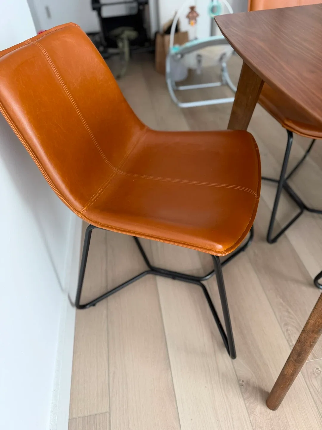 Wood Dining Table with 4 Chairs - photo 5