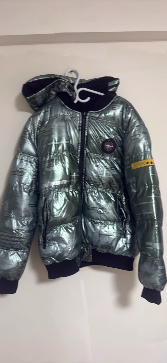 Shiny Green Puffer Jacket - photo 3