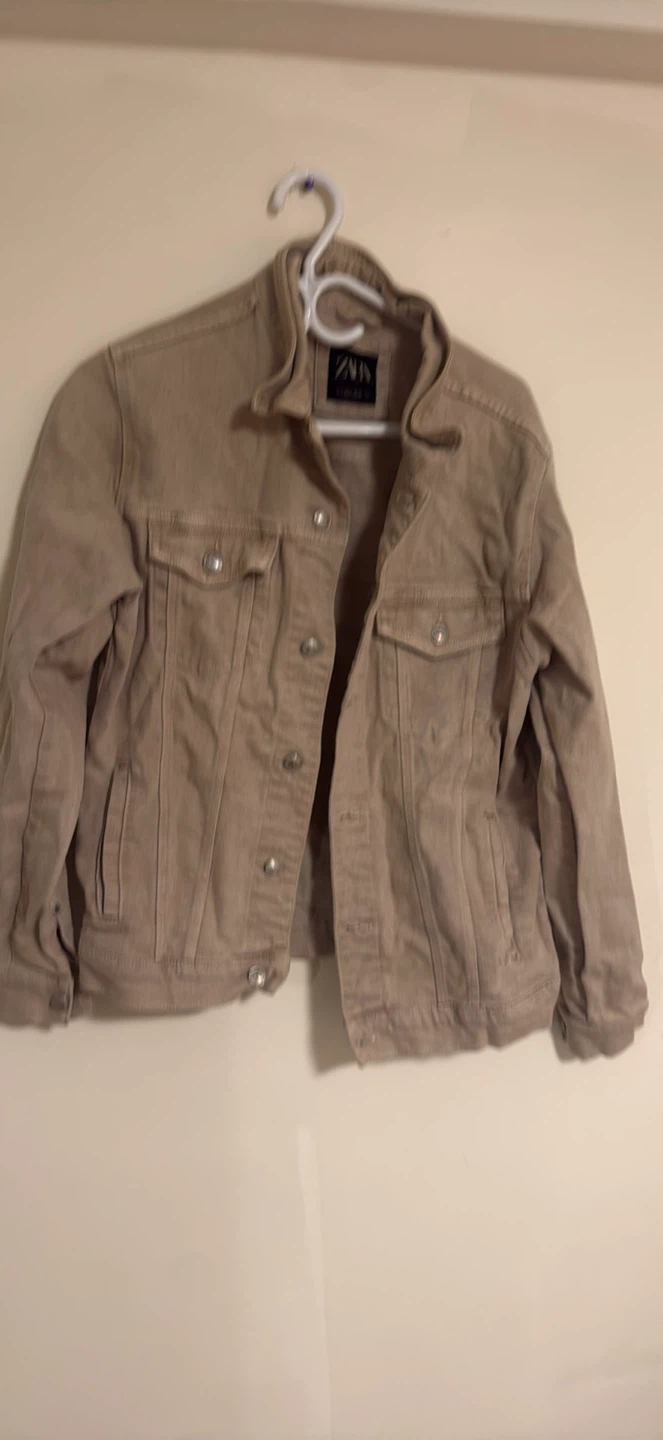 ZARA Tan Denim Jacket - photo 2