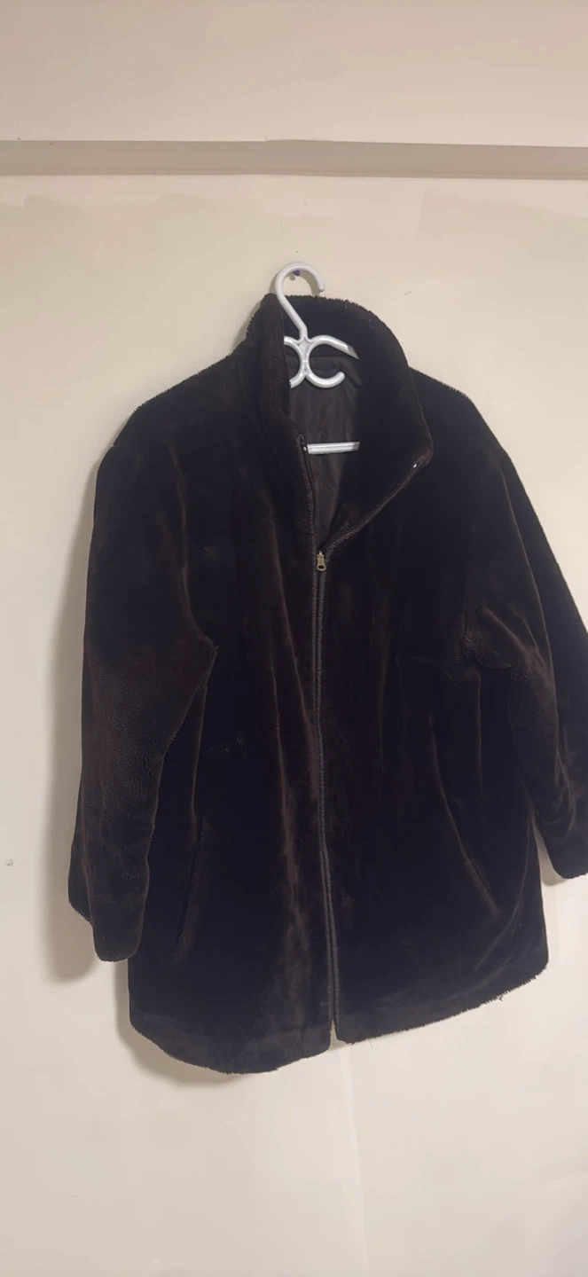 Brown Faux Fur Jacket - photo 3