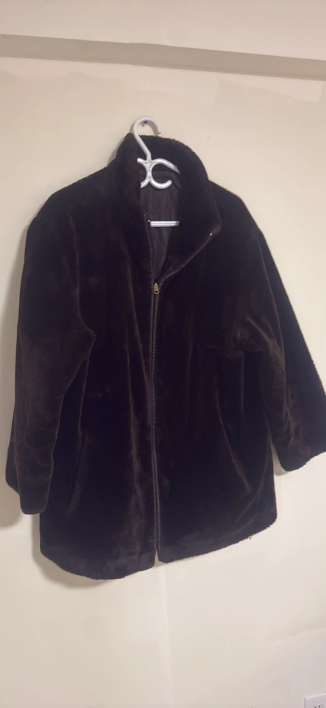 Brown Faux Fur Jacket - photo 2