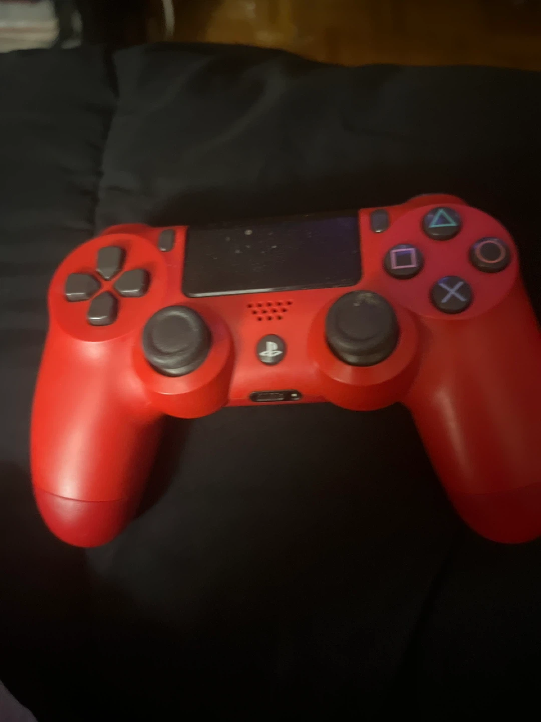 Red PlayStation 4 Controller