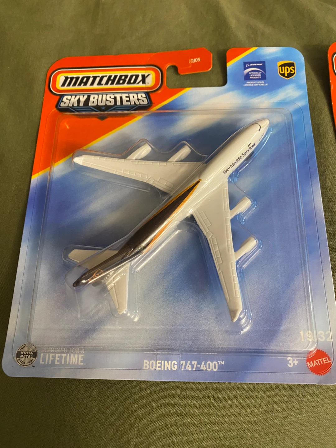 Matchbox Sky Busters Boeing 747-400 UPS