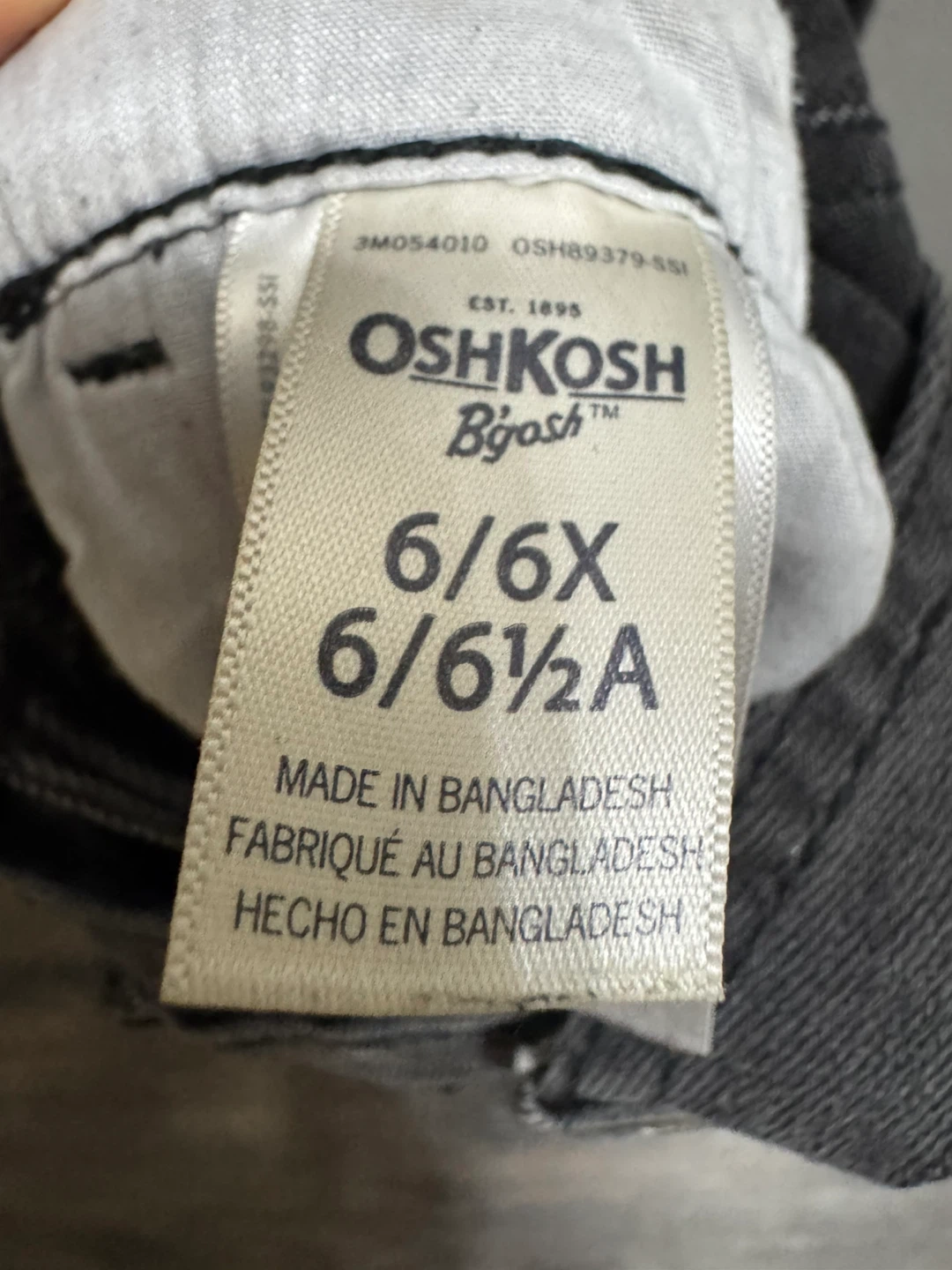 OshKosh B'gosh Denim Overalls - Size 6/6X - photo 3