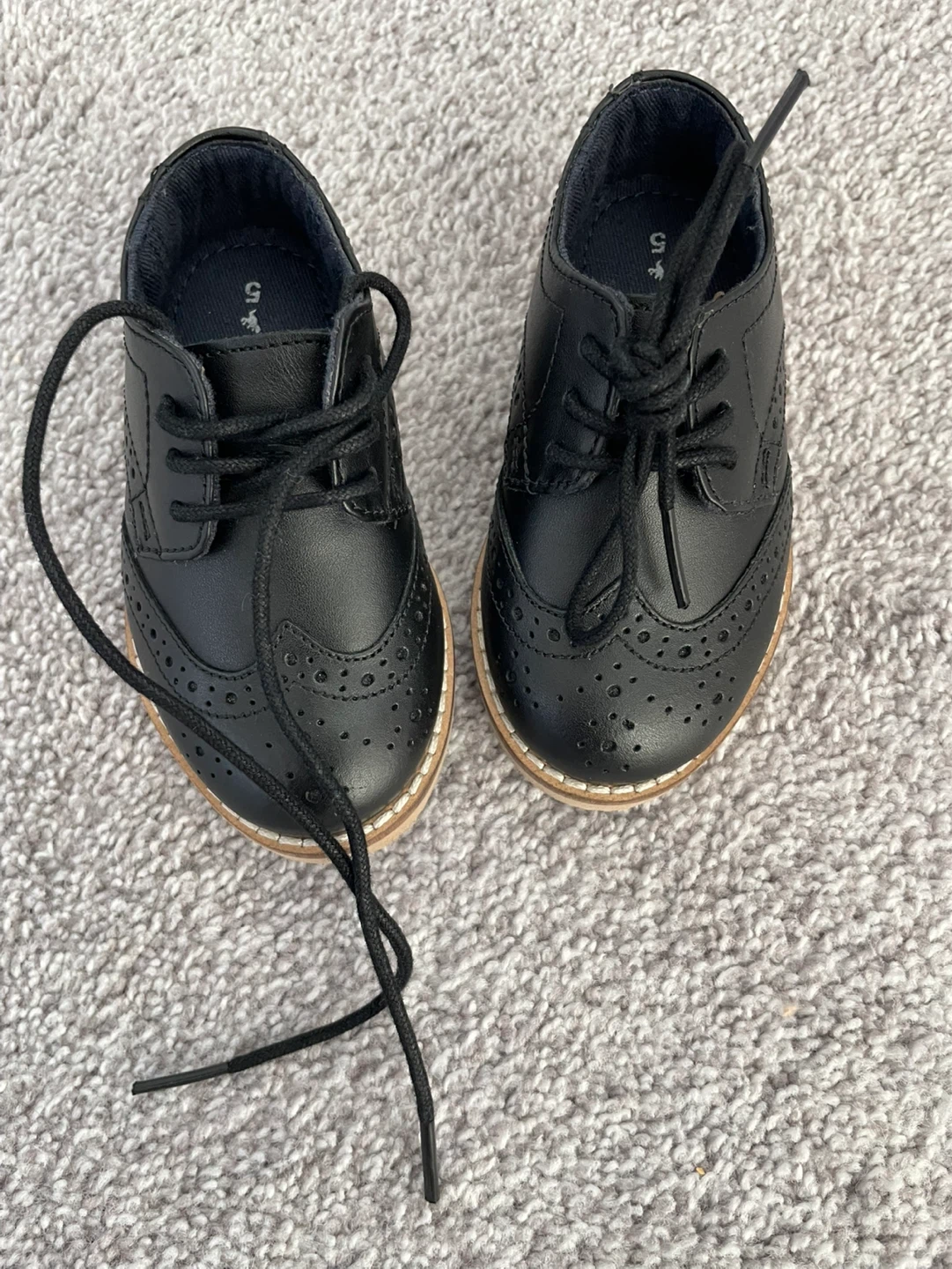 Next Black Dress Shoes, Brogues - Toddler Size 5