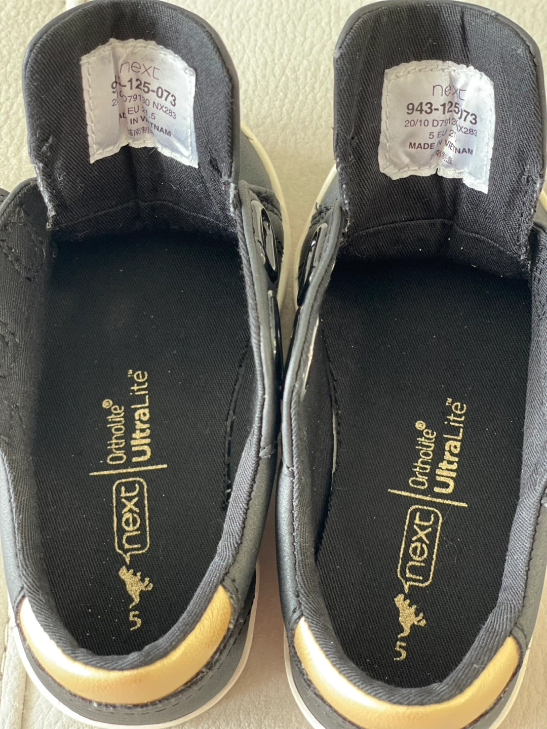 Next Toddler Dark Blue Velcro Shoes - photo 5