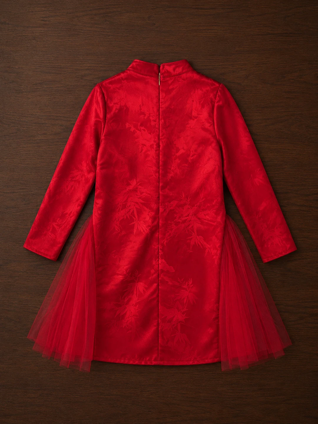 Red Dress with Tulle Skirt - photo 2