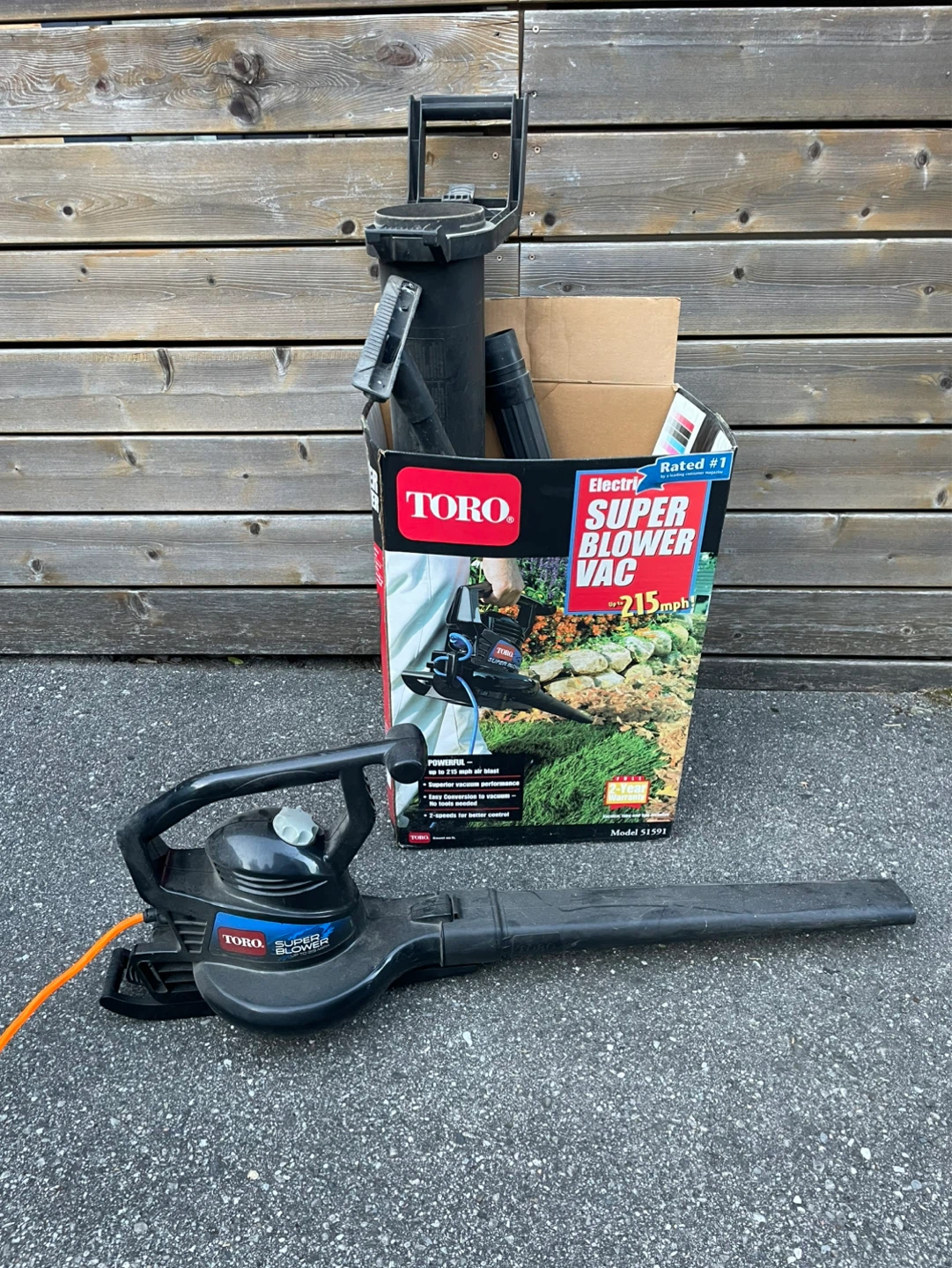 Toro Electric Super Blower Vac Model 51591