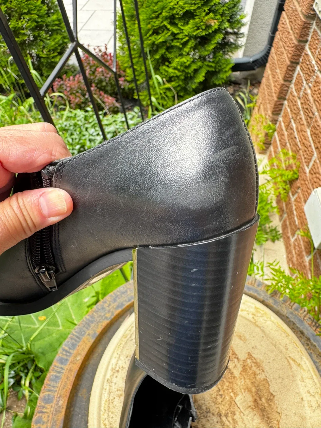 Nine West Black Leather Ankle Boots - photo 5