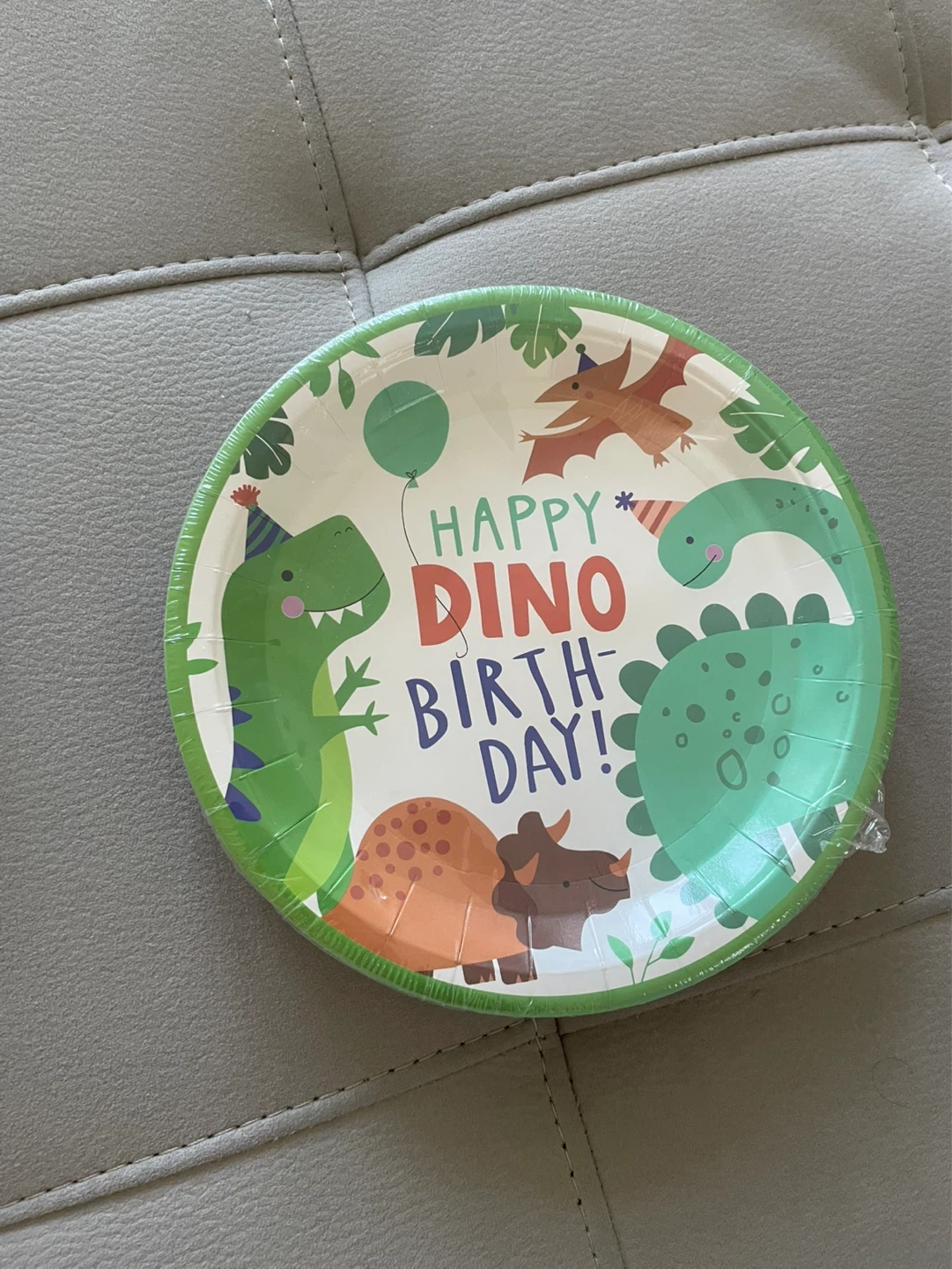 Dinosaur Birthday Party Plates & Banners - photo 3
