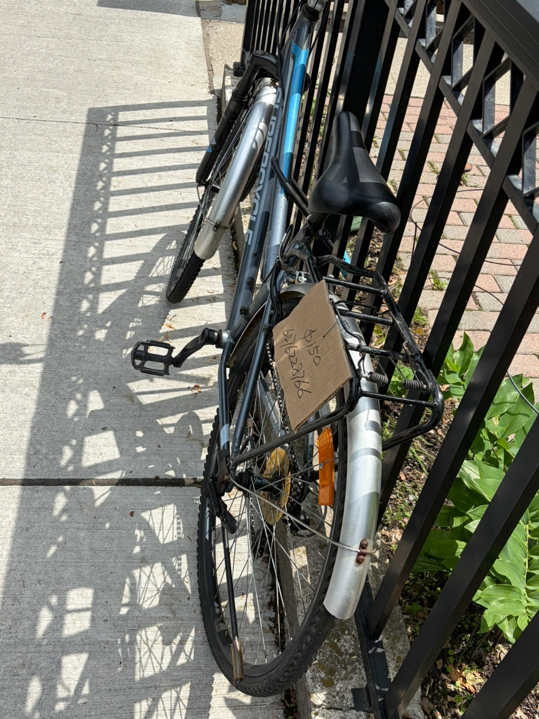 Large grey blue leisure bike - photo 3