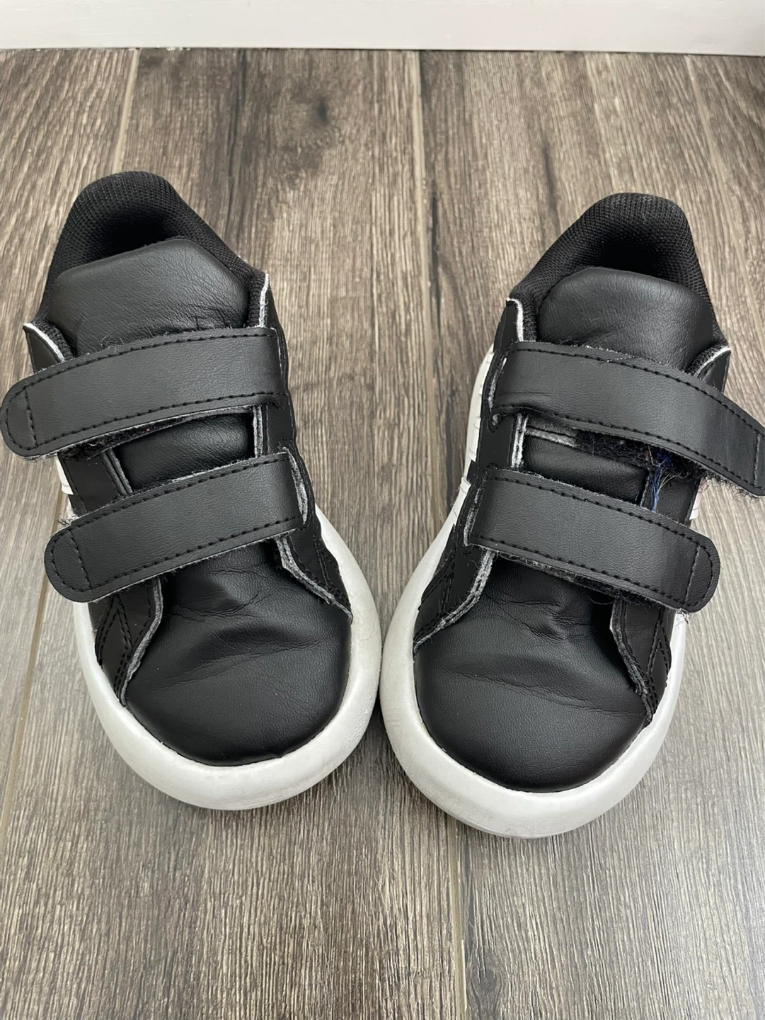 Adidas Shoes - Toddler Size 8k - Black/White - photo 4
