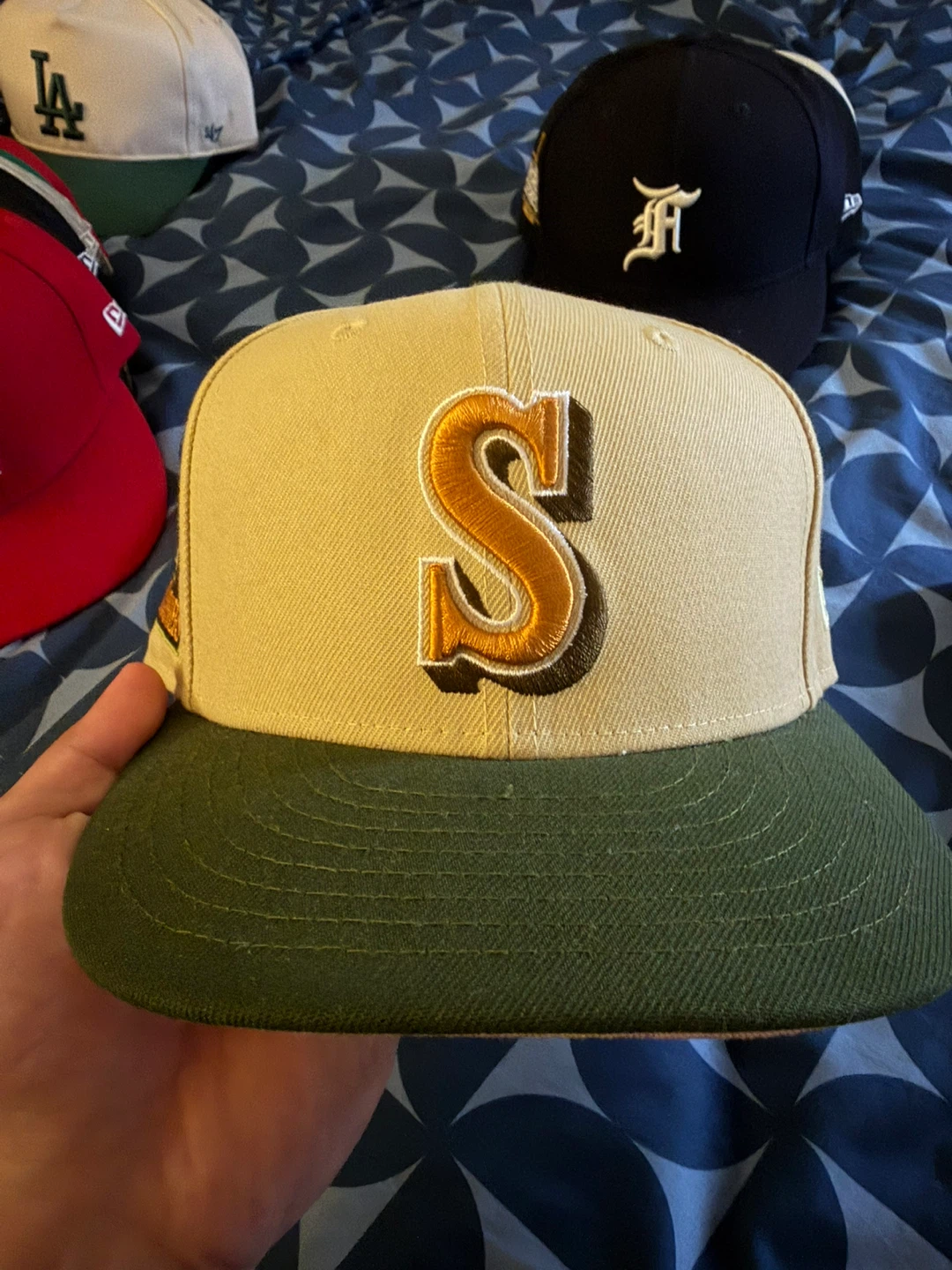 New Era Mariners 30th Anniversary Fitted Hat Size 7 3/8