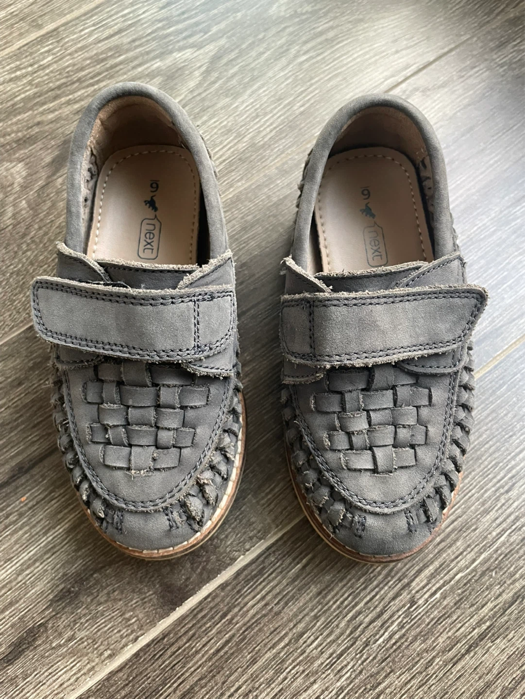 Next Grey Woven Loafer Shoes Kids