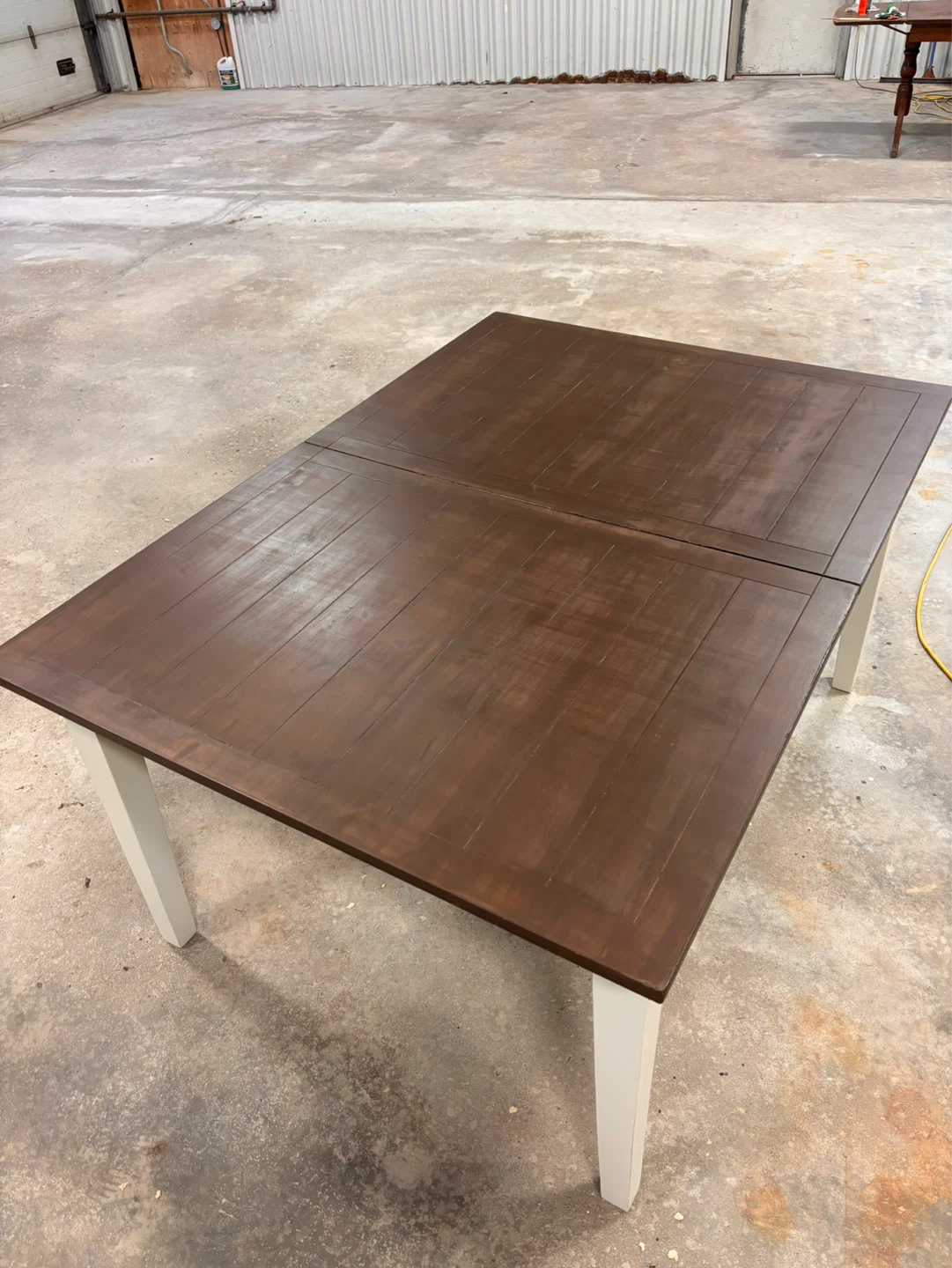 Rustic Farmhouse Dining Table – Refinished – 60” x 42” - photo 2